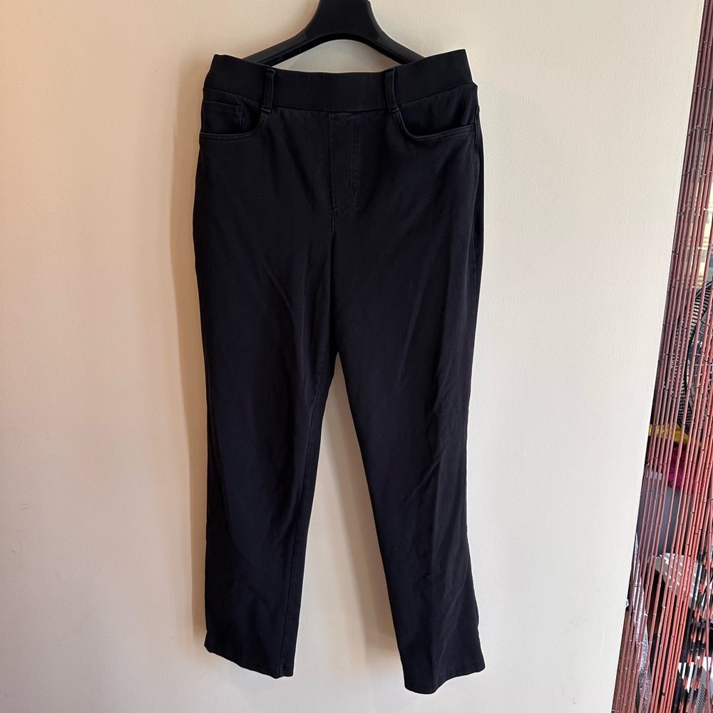 LL Bean Jeggings Womens Small Black Lightweight  Stretch Casual Outdoor Pockets